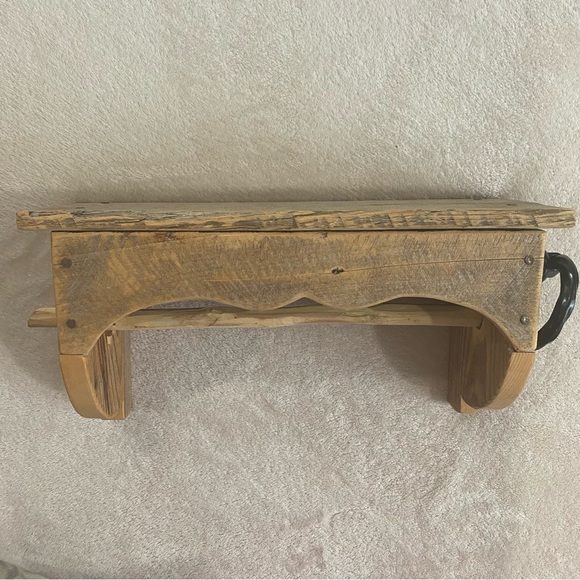 Handmade Wood and Metal Paper Towel Holder - Picture 4 of 8